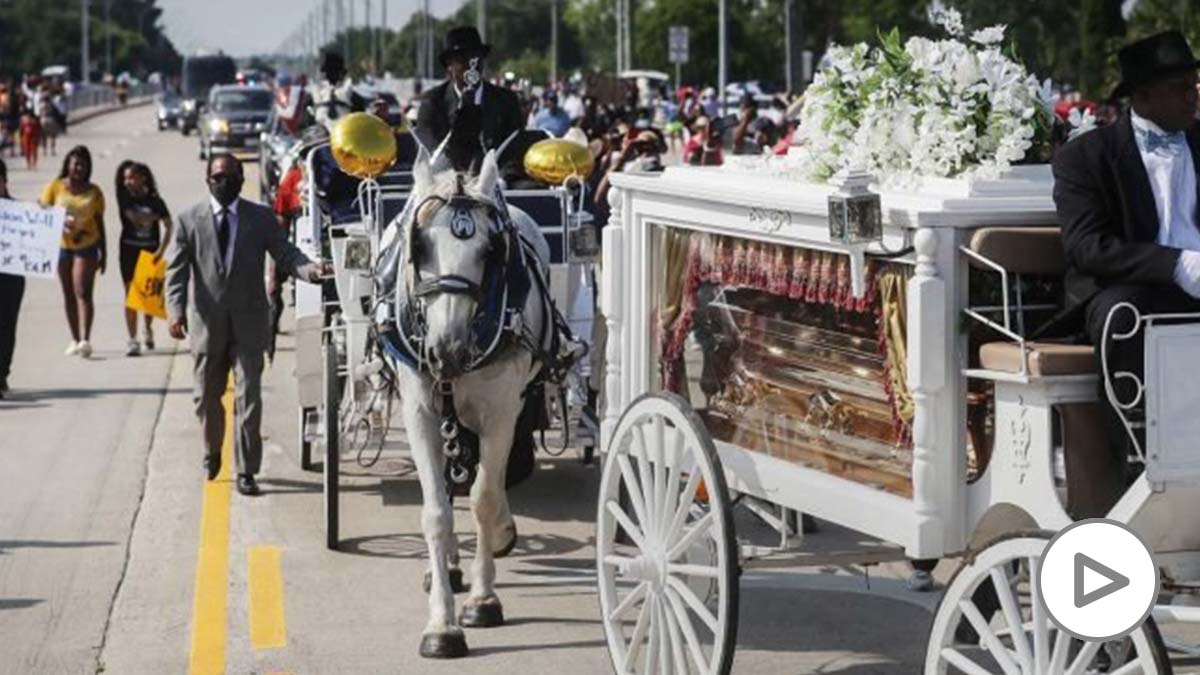 Funeral por George Floyd en Estados Unidos (Foto: AFP)