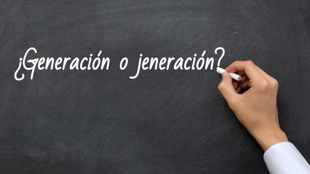 Se escribe generación o jeneración