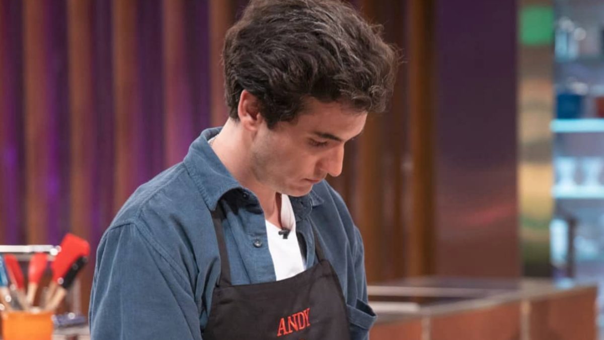 Andy en un prueba de ‘MasterChef’