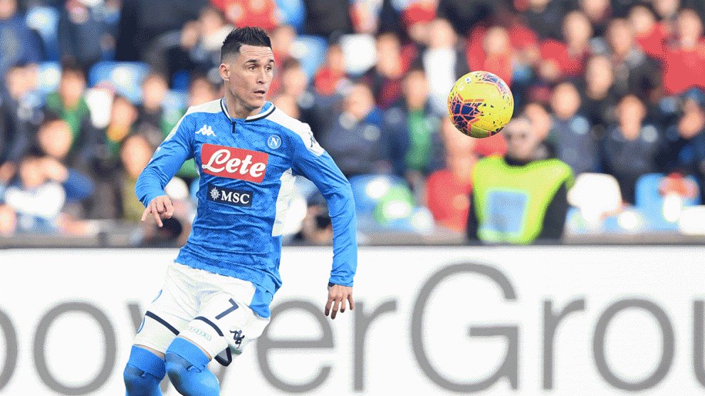 José Callejón, durante un encuentro (Getty)