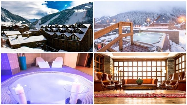 Cuatro imágenes del Hotel Himalaia.