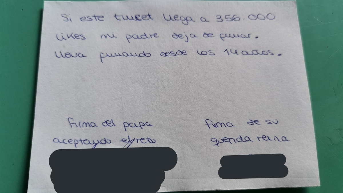 Twitter: Ayuda a dejar de fumar a su padre con este mensaje viral
