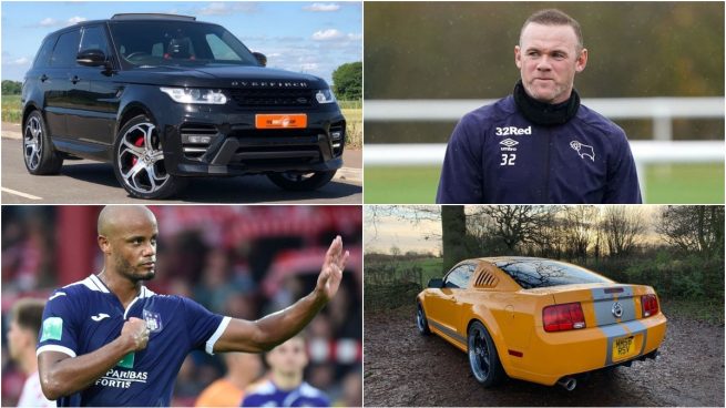 Rooney, Kompany y sus coches a la venta.