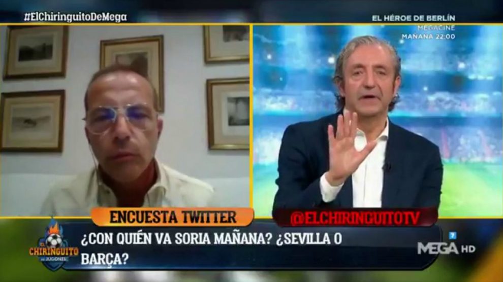 A Cristóbal Soria no le gustó la encuesta.