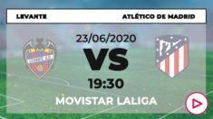 ATLETICoLevante – Atlético de Madrid: dónde ver y horario del partido de hoy de Liga Santander por TV online en directo.