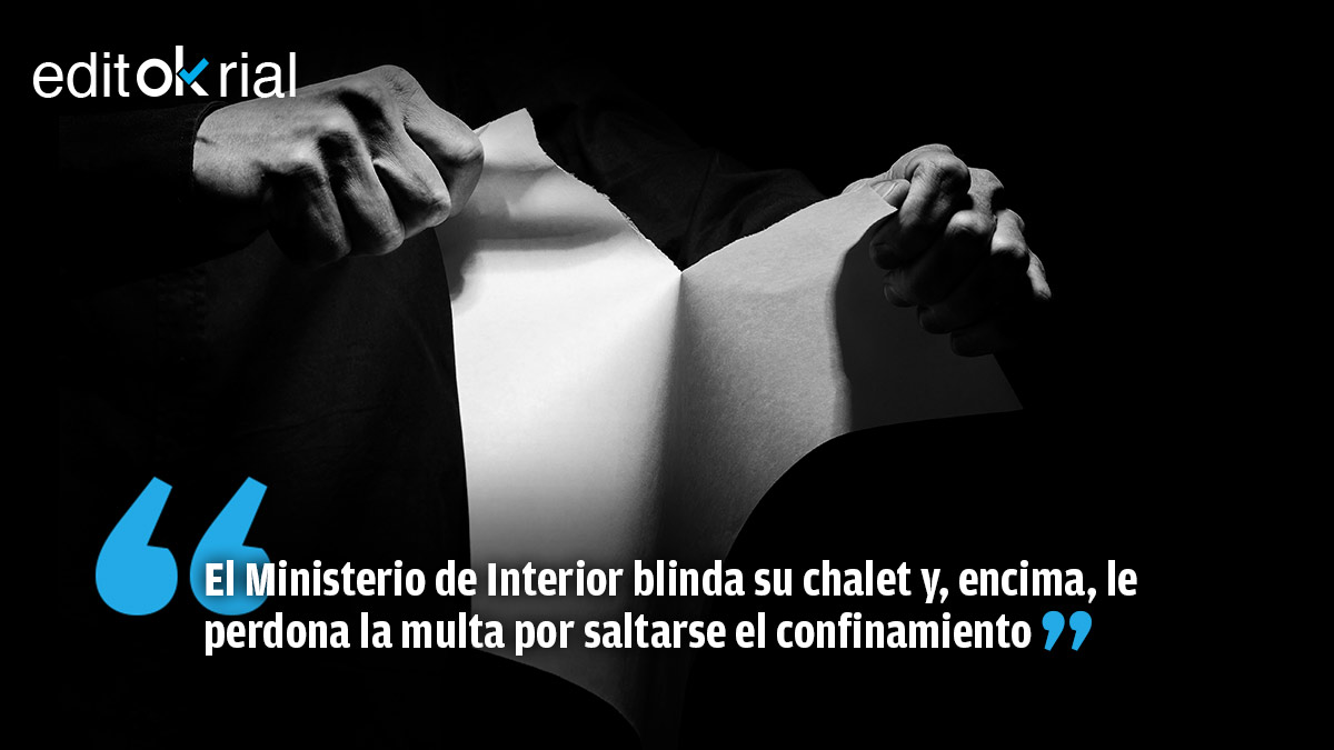 Lo de Marlaska con Pablo Iglesias es de un servilismo obsceno