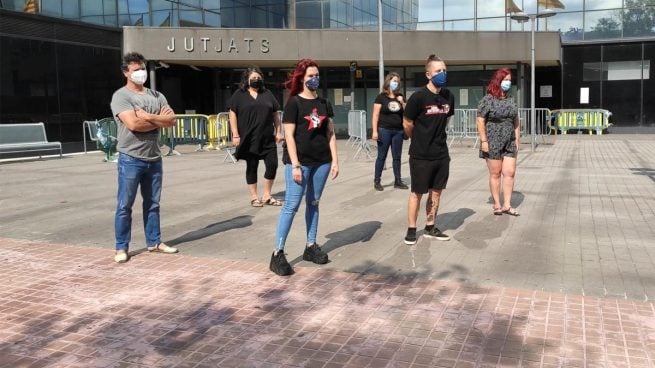 Seis CDR que serán citados en la Audiencia Nacional por la causa por presunto terrorismo en la operación Judas, ante los Juzgados de Sabadell (Barcelona) (Foto: EP)