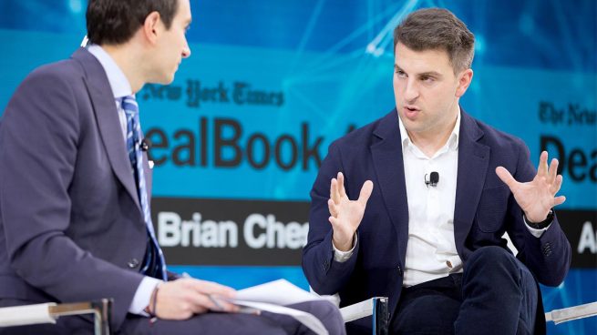 Brian Chesky, de Airbnb (Foto: AFP)