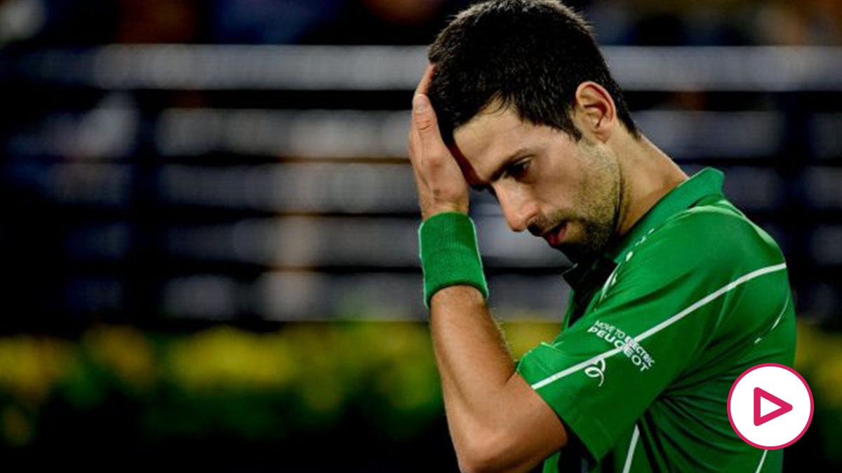 Djokovic, durante un partido. (AFP)
