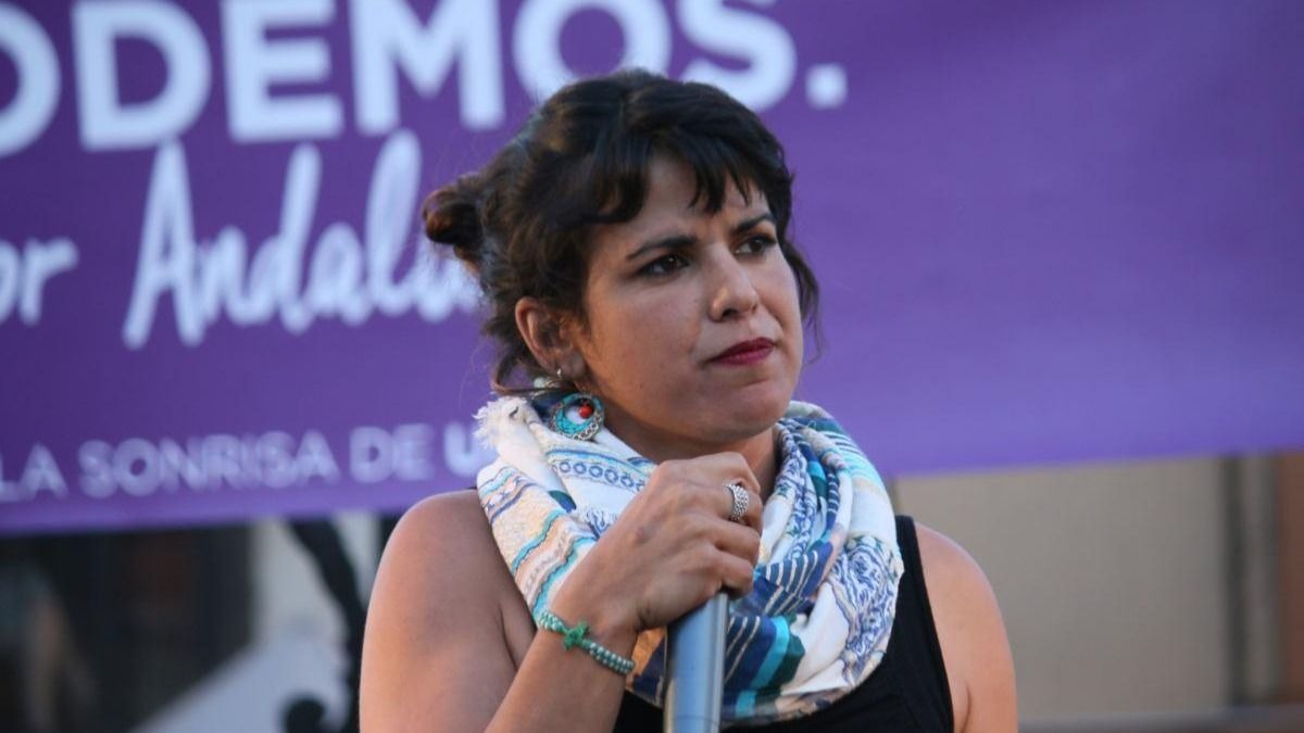 Teresa Rodríguez, cuando estaba en Podemos.