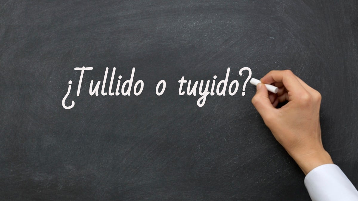 Se escribe tullido o tuyido