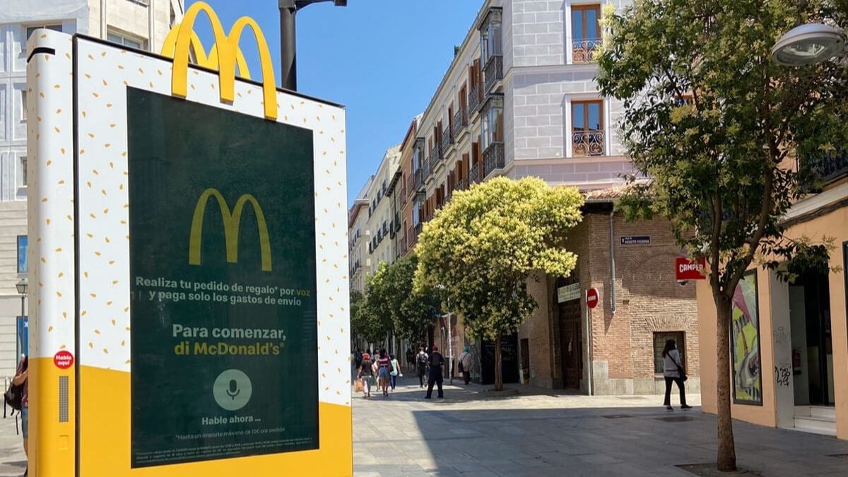 Mupis de McDonalds en Madrid