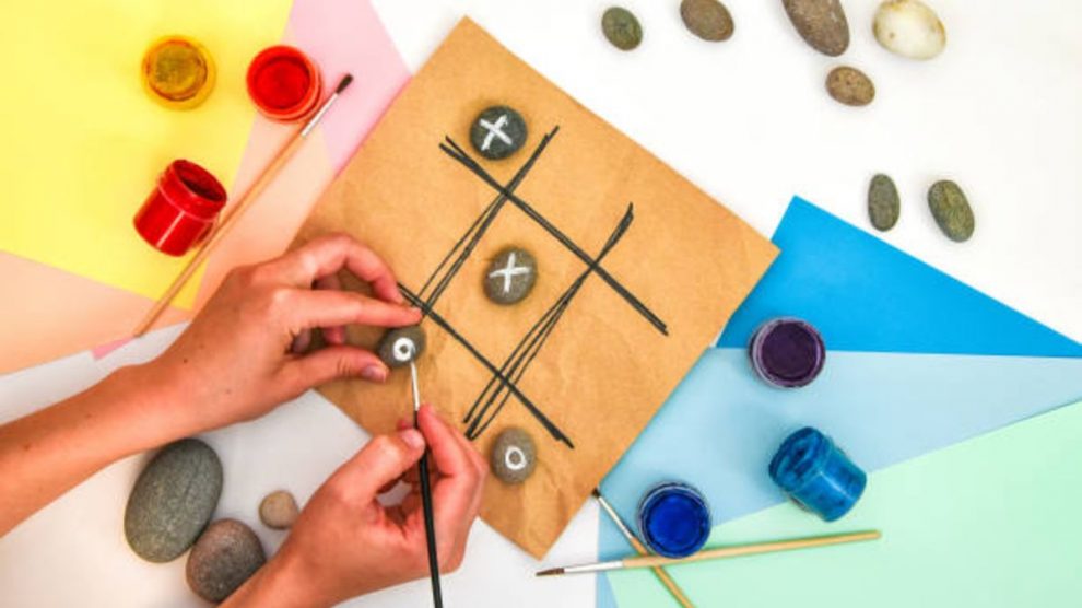 Todos los pasos para hacer un juego de tres en raya personalizado para los niños