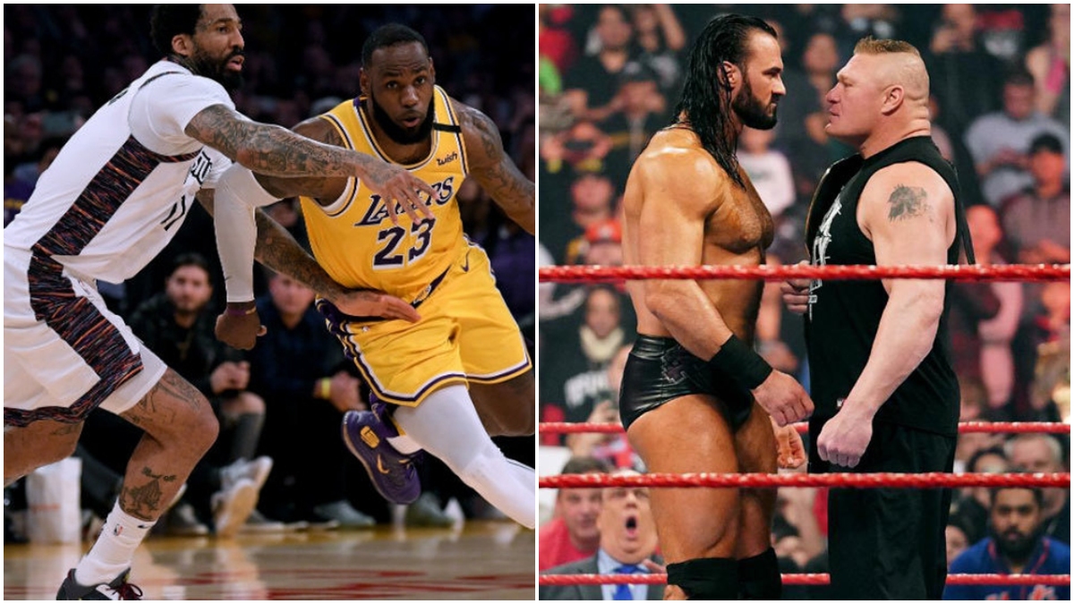 La NBA y la WWE, en el aire.
