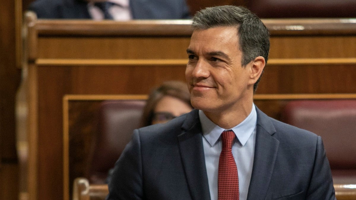 Pedro Sánchez, en el Congreso. (Foto: PSOE)