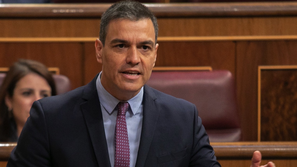 Pedro Sánchez, en el Congreso. (Foto: PSOE)