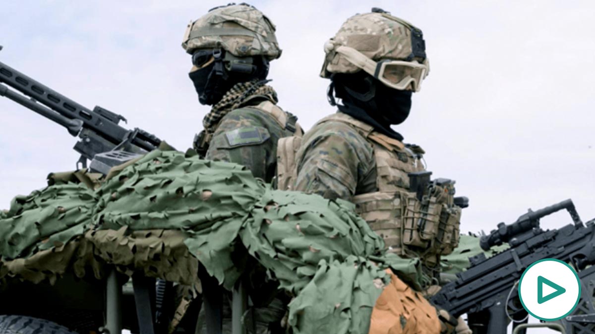 Militares del Ejército de Tierra. Foto: EFE.