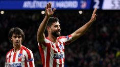 Felipe, en un partido con el Atlético. (AFP)