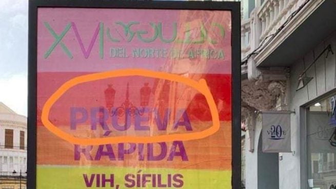 Cartel LGTBI del Ayuntamiento de Melilla.