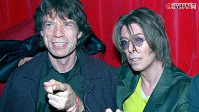 Mick Jagger y David Bowie