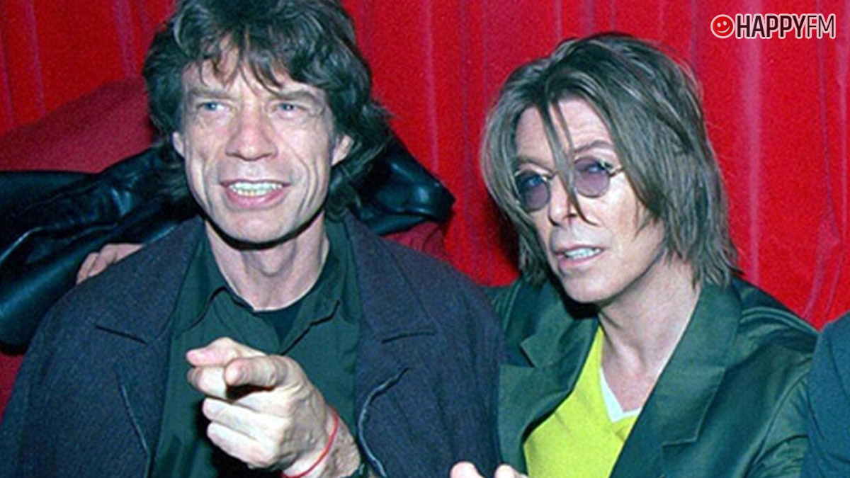 Mick Jagger y David Bowie