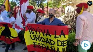 Manifestación contra el 'Black Lives Matter' en Sevilla.