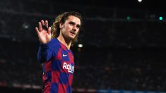 Griezmann, durante un partido con el Barcelona. (Getty)