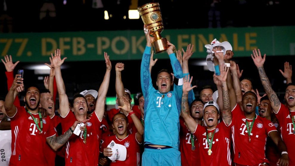 El Bayern gana la Copa alemana tras ganar al Leverkusen. (Getty)