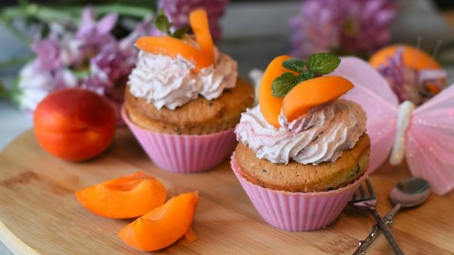 Receta de muffins de albaricoques y arándanos sin gluten ni azúcar