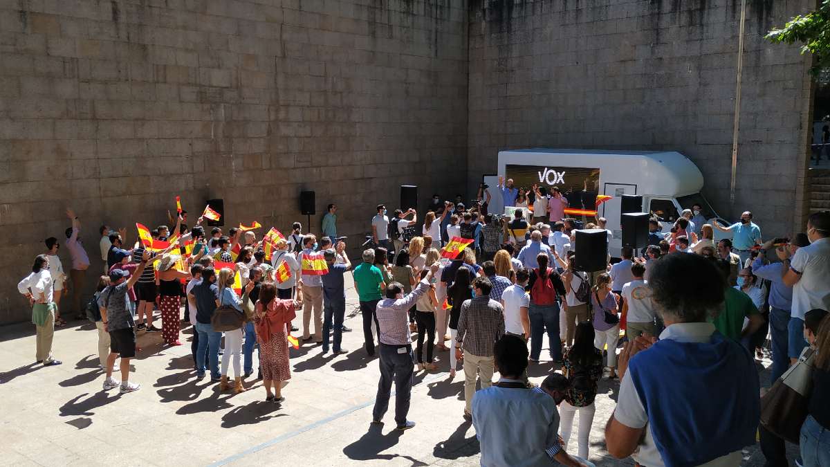 Acto electoral de Vox en Vitoria-Gasteiz. Foto: EP