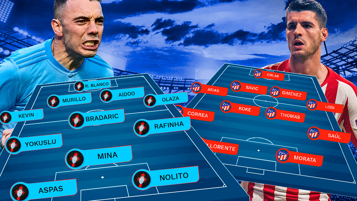 Celta y Atlético de Madrid se enfrentan en Balaídos.