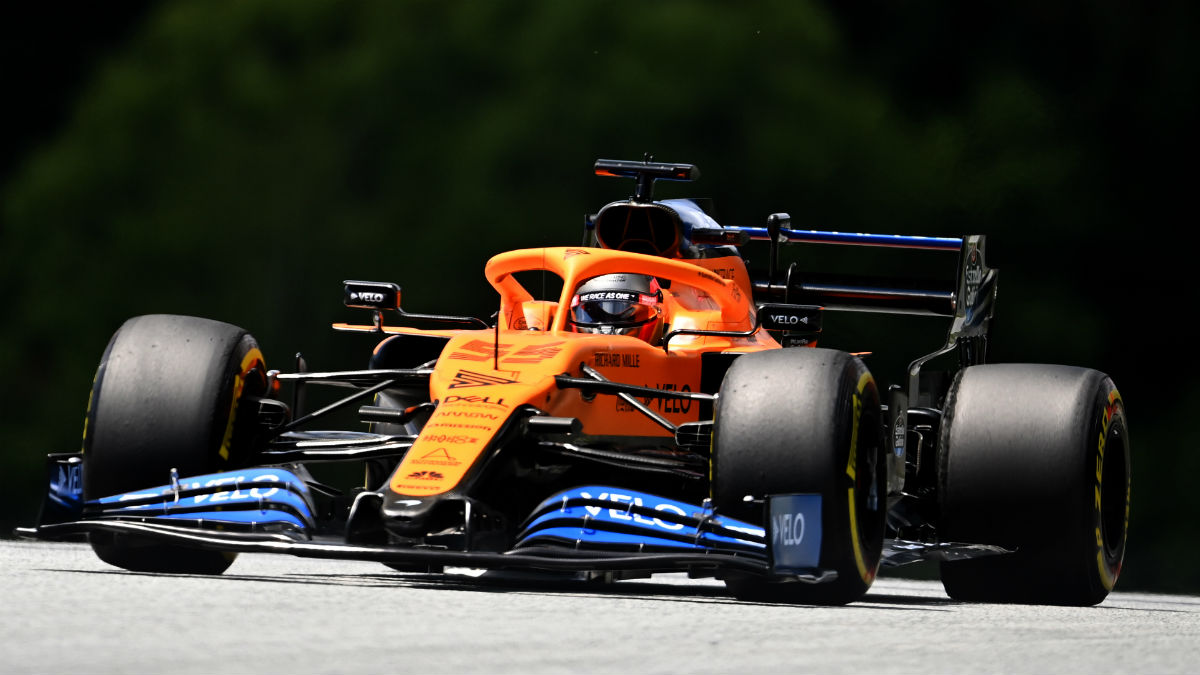 Carlos Sainz, durante el Gran Premio de Austria. (AFP)