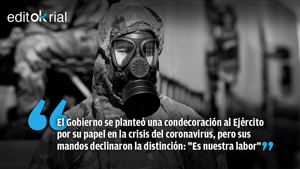 El ejemplo moral de nuestras Fuerzas Armadas
