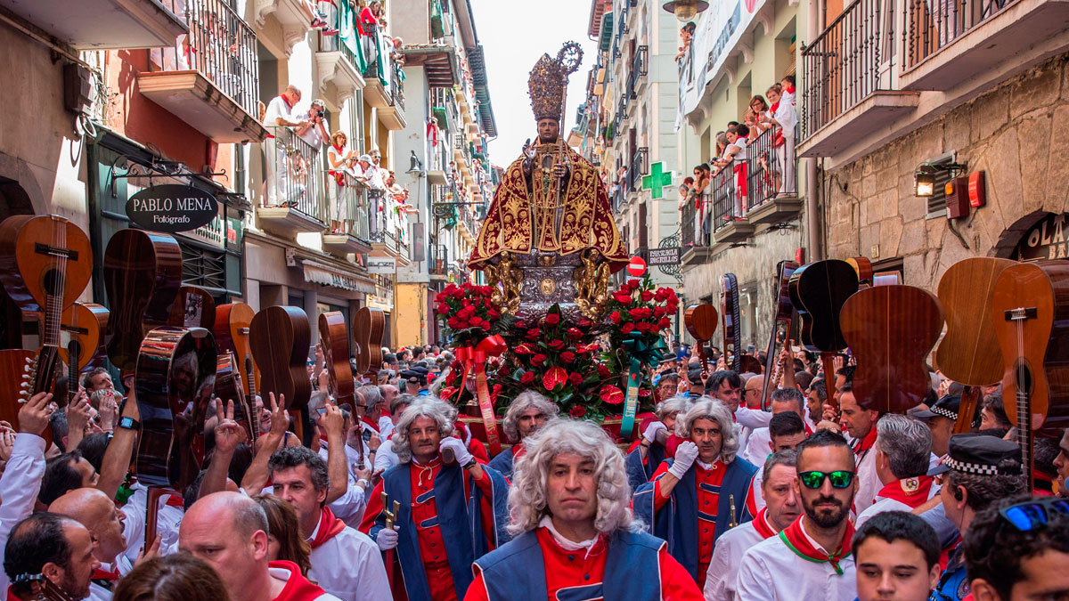 Los Sanfermines se han suspendido pero la procesión se celebrará de una manera especial
