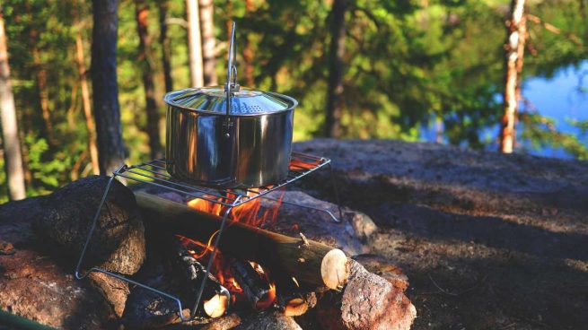 Cocina en camping