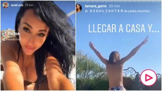 Aurah Ruiz y Tamara Gorro.