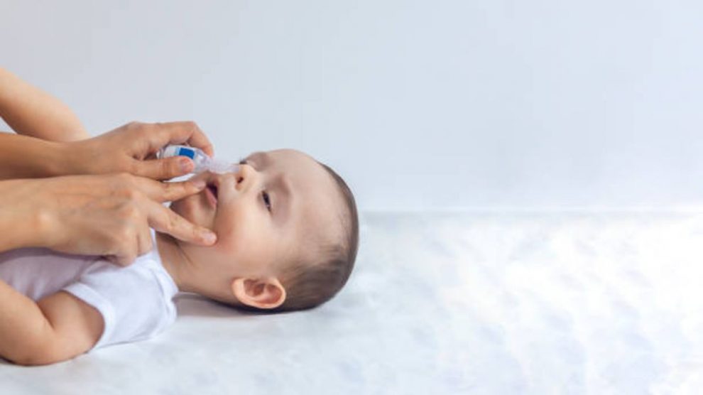 Cómo limpiar la nariz tapada en bebés y niños pequeños