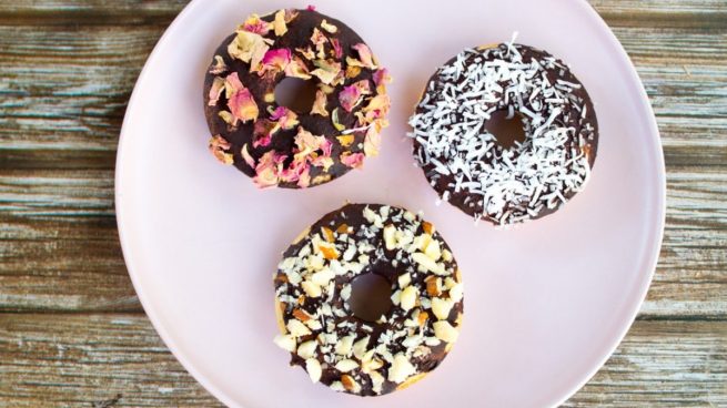 Receta de donuts de nueces sin azúcar