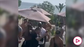 Anthony Joshua, en Marbella.