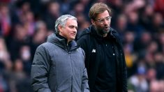 José Mourinho y Jurgen Klopp, juntos en un encuentro. (Getty)
