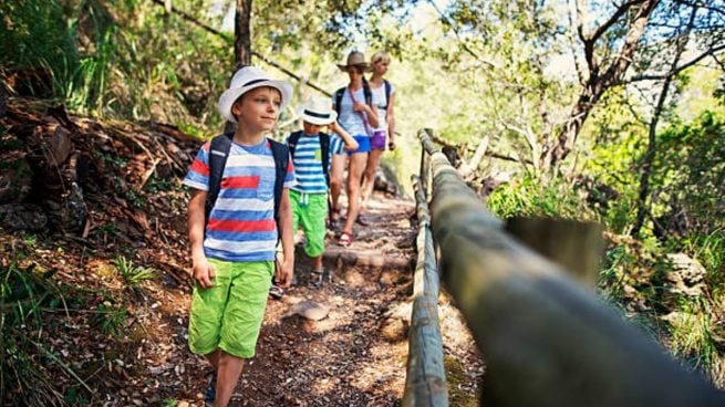 montaña verano niños