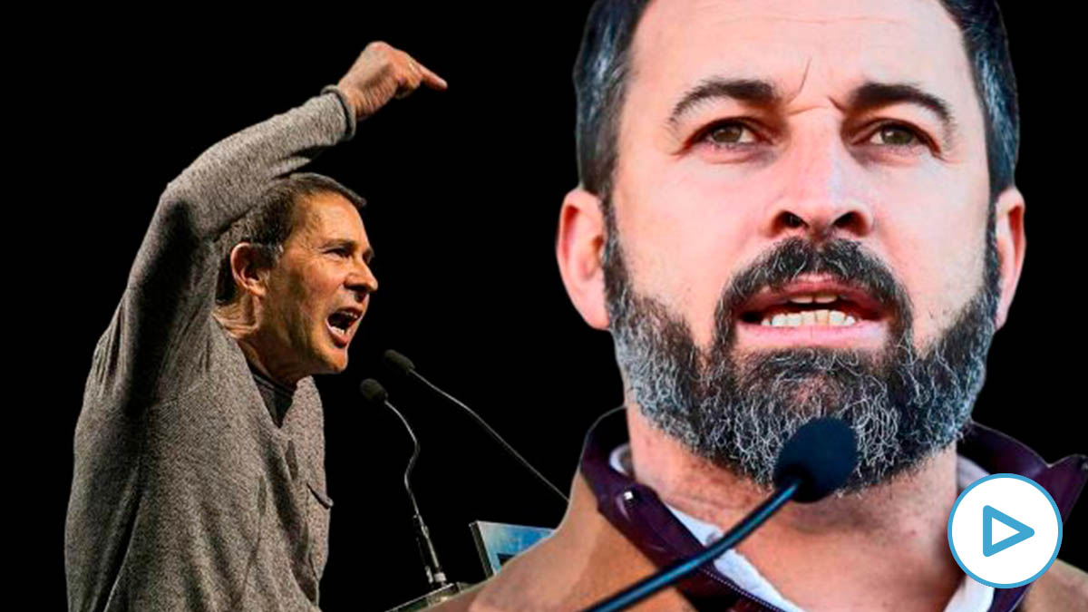 Arnaldo Otegi, líder condenado de EH Bildu, y Santiago Abascal, presidente de Vox.