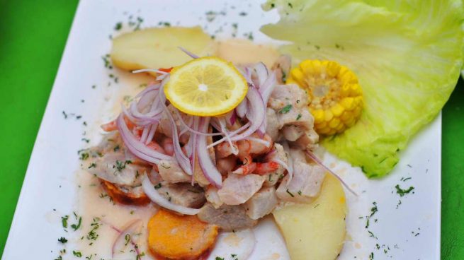 Ceviche de lenguado