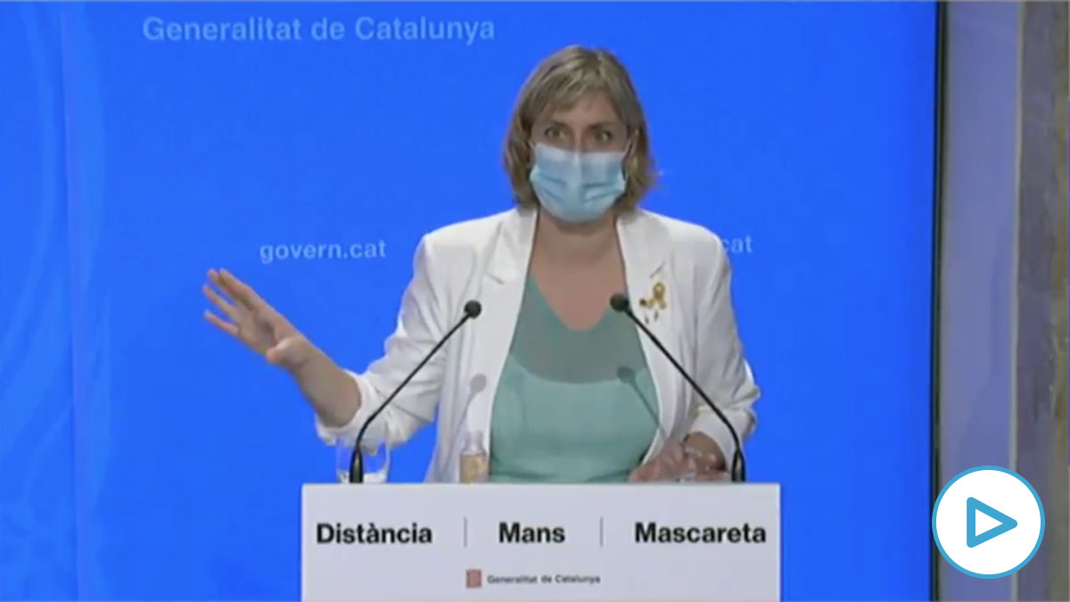 Alba Vergés, consejera de Salud de la Generalitat de Cataluña: «La mejor manera de detener el virus es no contagiarnos».