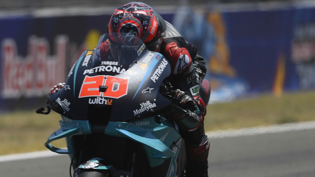 Quatararo fue el ganador de la primera carrera de MotoGP de la temporada. (Getty)