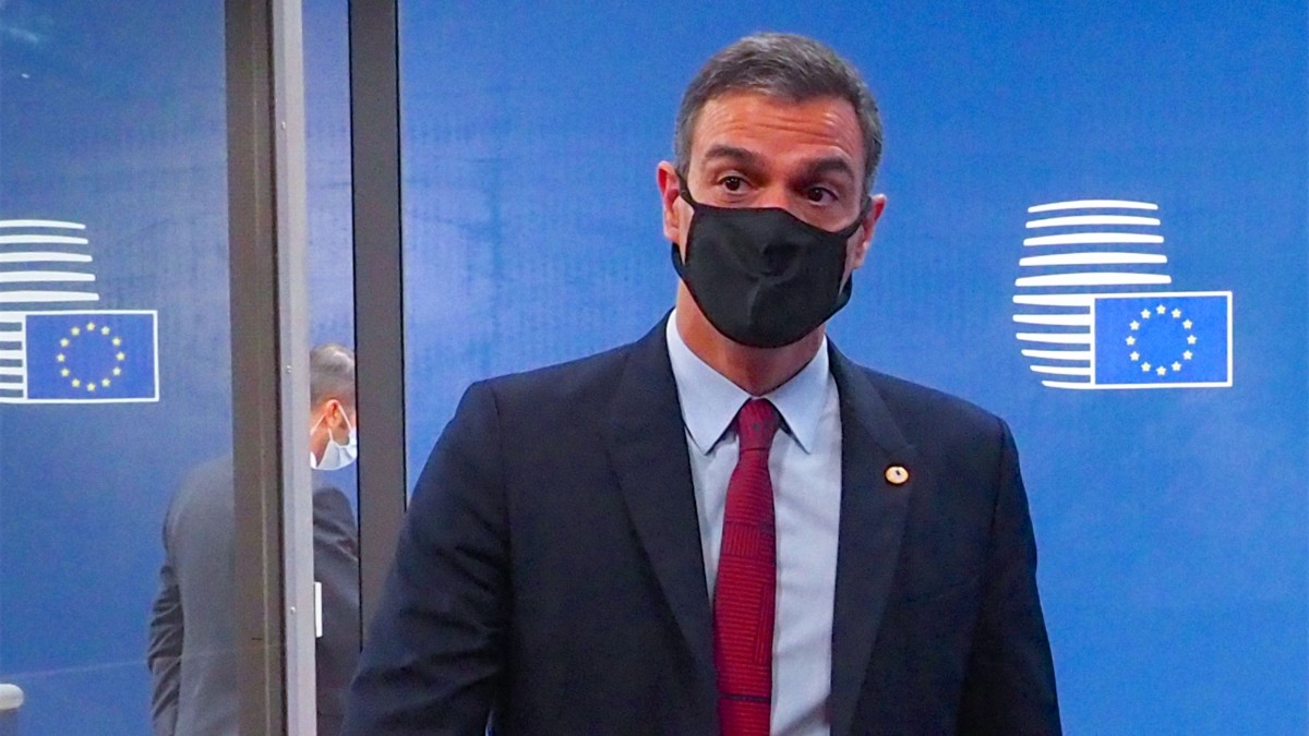 Pedro Sánchez, durante una cumbre de la UE.