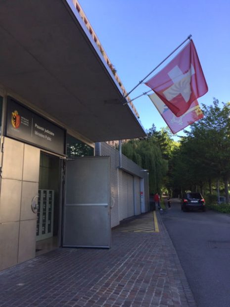 La sede de la Fiscalía suiza, en la que se desarrollan las pesquisas.