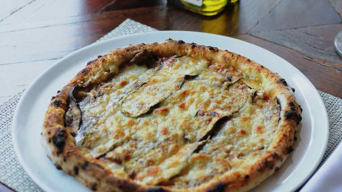 Receta de pizza mediterránea sin horno