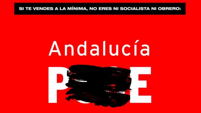 Campaña contra el PSOE de Teresa Rodríguez, que cambia el nombre a los socialistas.