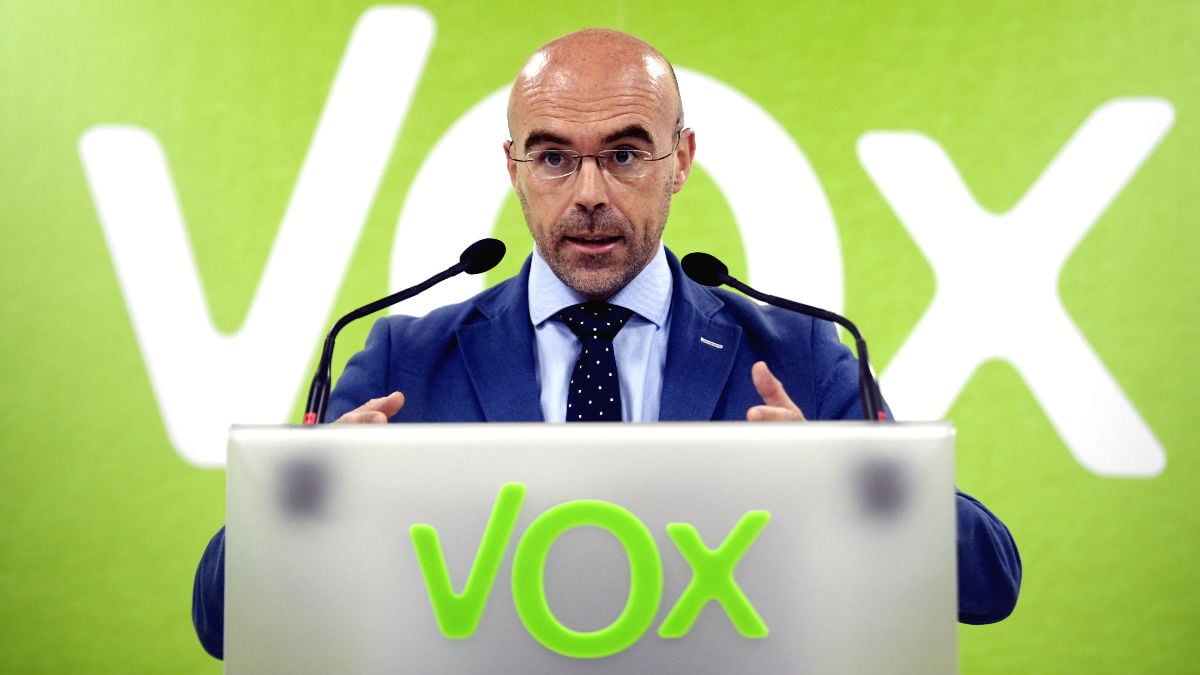 eurodiputado y vicepresidente de Acción Política de Vox, Jorge Buxadé.